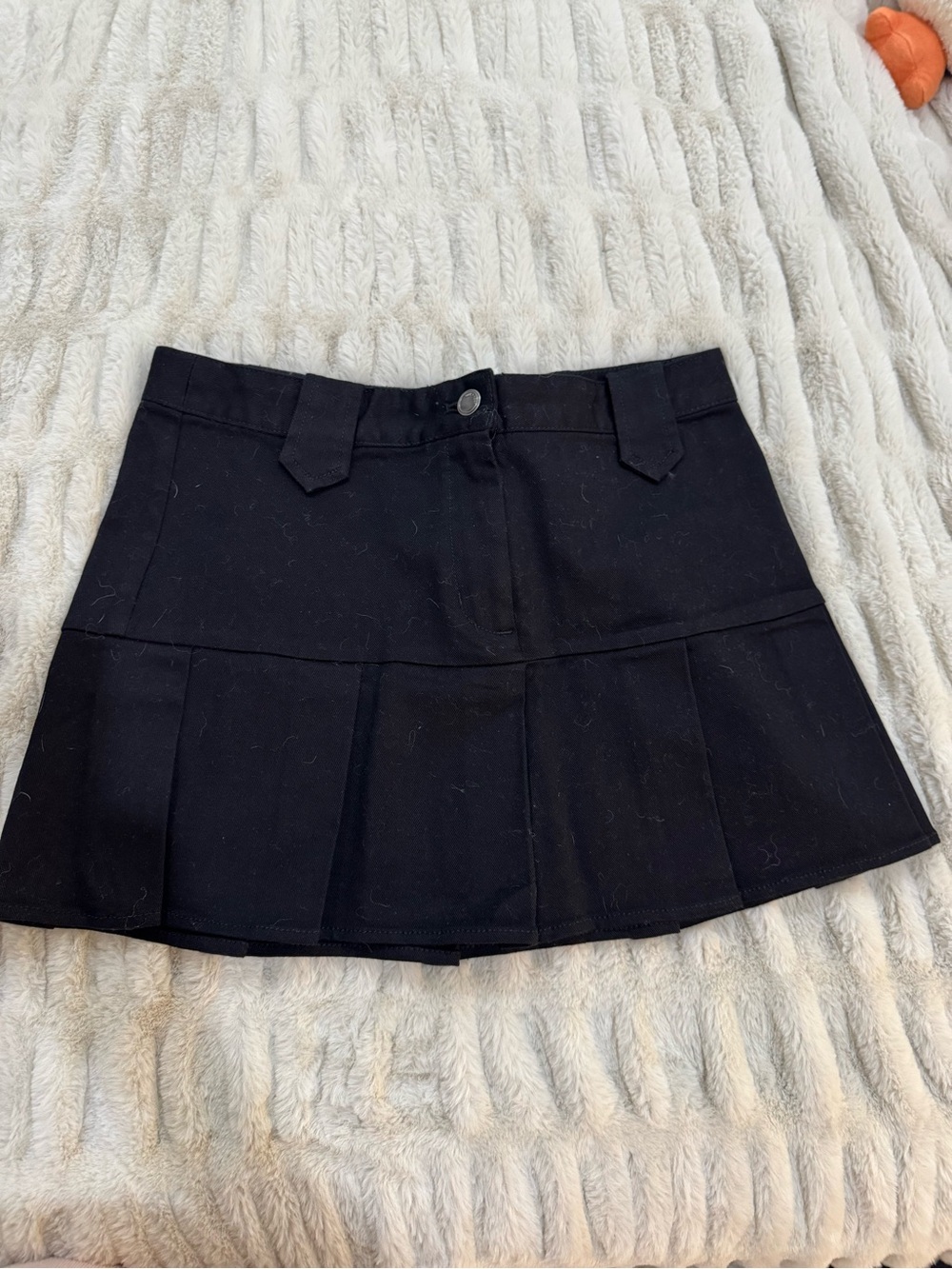 OAK + FORT Black Pleated Mini Skirt